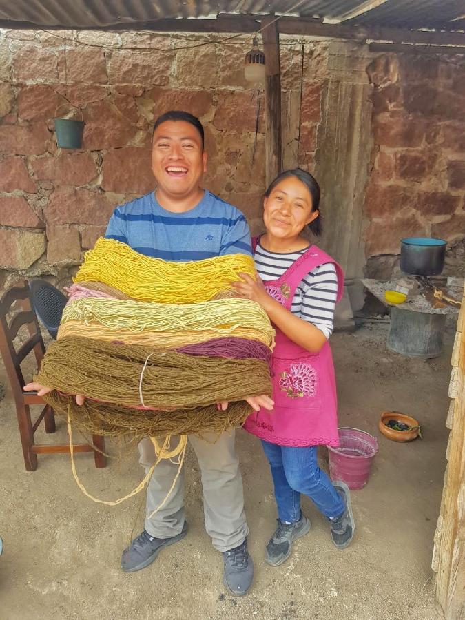 Bed and Breakfast Lizu Tu Casa En Un Pueblo Zapoteca Теотитлан-дель-Валье Экстерьер фото
